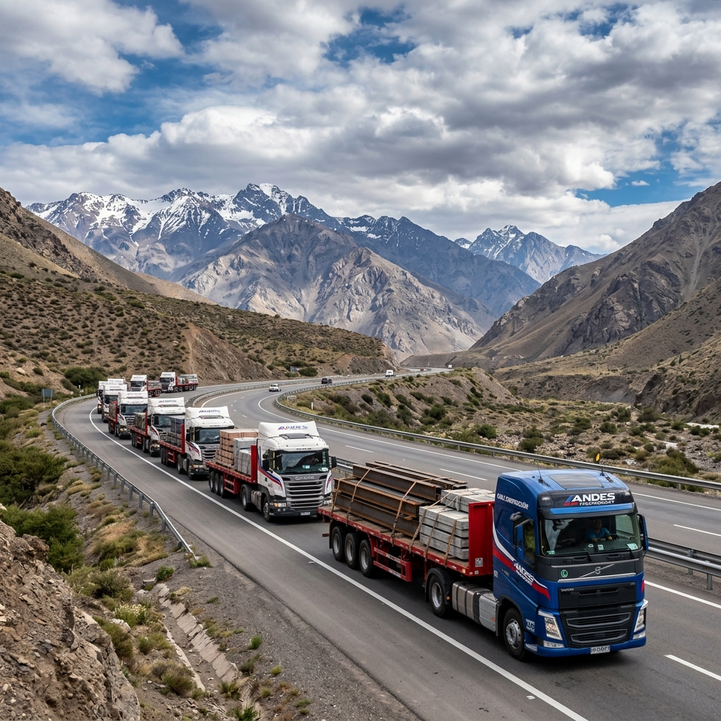 Transporte de carga pesada Chile carretera